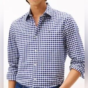 Tommy Hilfiger boys XL Blue Checkered button down Shirt